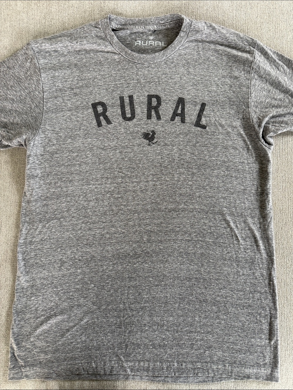 Rural Men's Short-Sleeve Crew Tee in Heather Gray